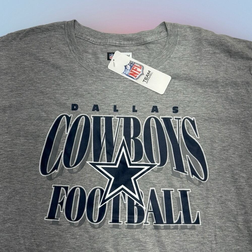 DALLAS COWBOYS Men’s XL Gray Cotton T-Shirt